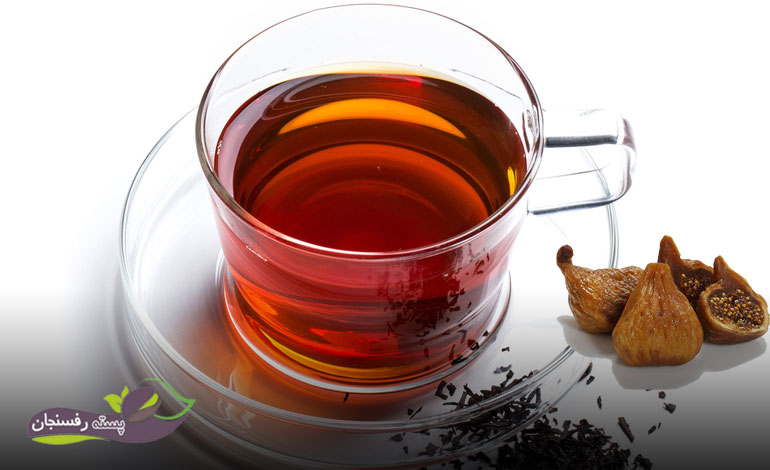 چای از سیاه شدن انجیر حین خشک شدن جلوگیری می‌کند.